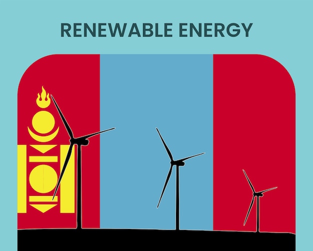 Mongolia renewable energy environmental and ecological energy idea