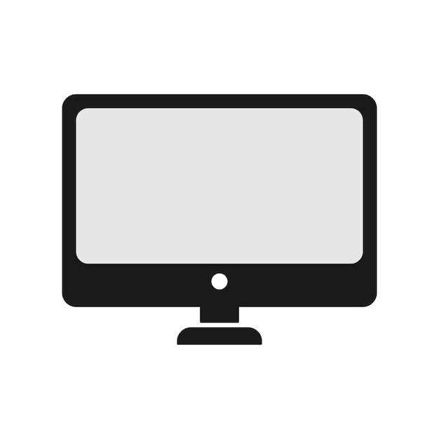 Vector monitor icon