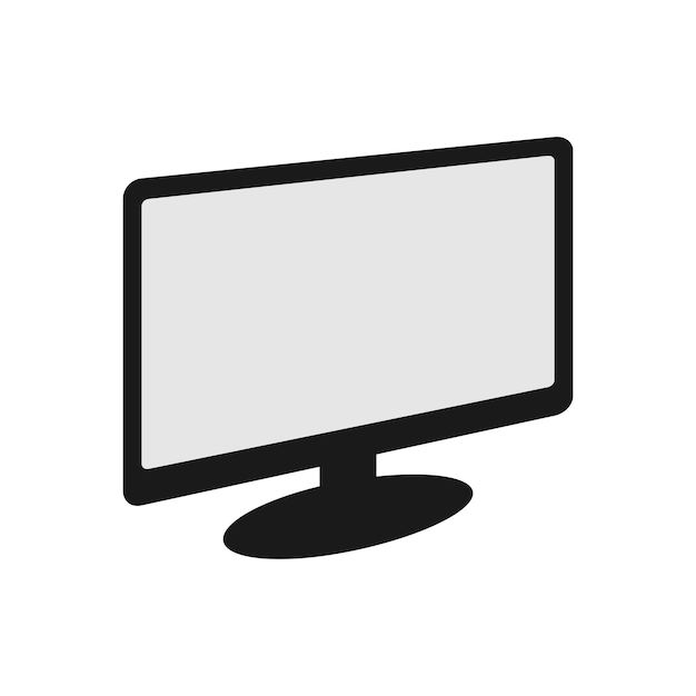 Vector monitor icon