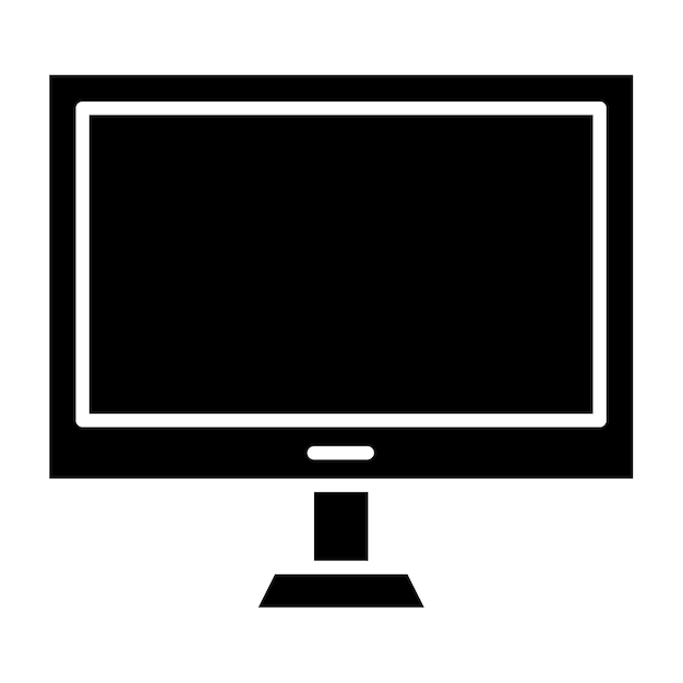 Vettore iconica del monitor