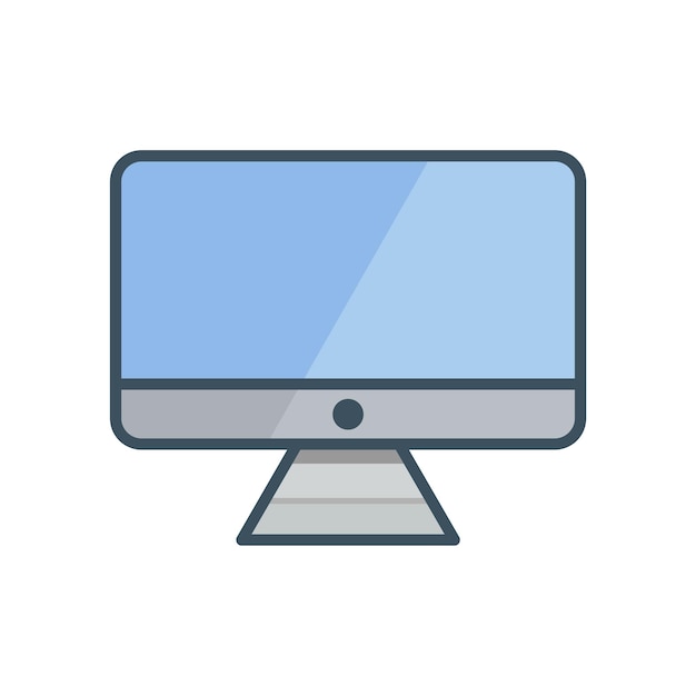 monitor icoon ontwerp vector sjabloon