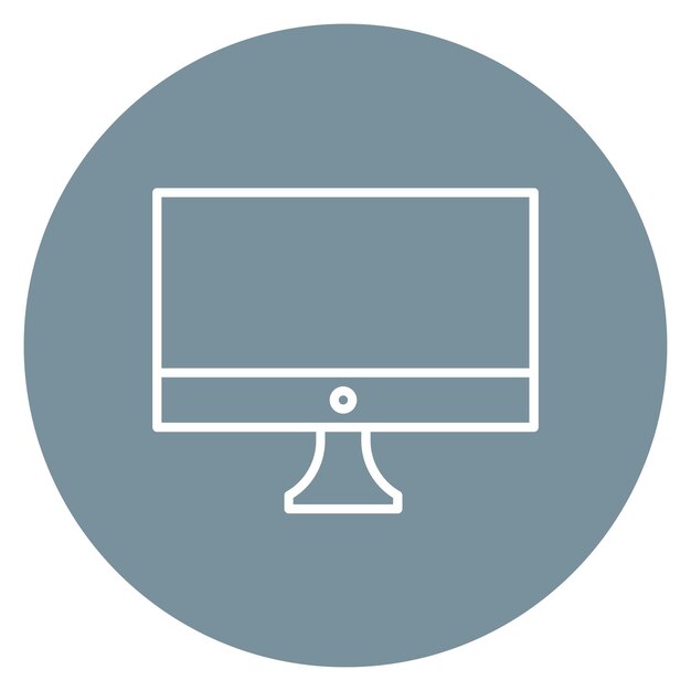 Monitor icoon vector afbeelding Kan worden gebruikt voor elektrische circuits