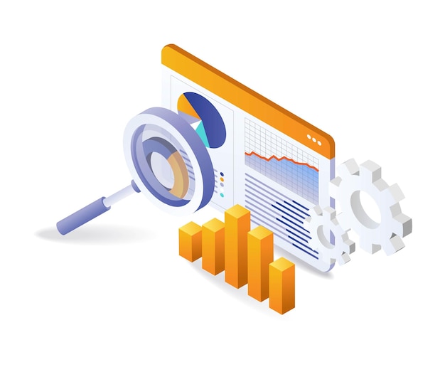 Monitor SEO optimization analysis data dashboard