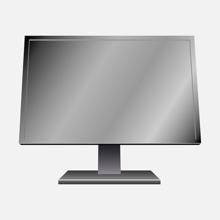 Vector monitor vector icon