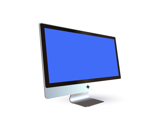 Vector monitor with blank screen isolated