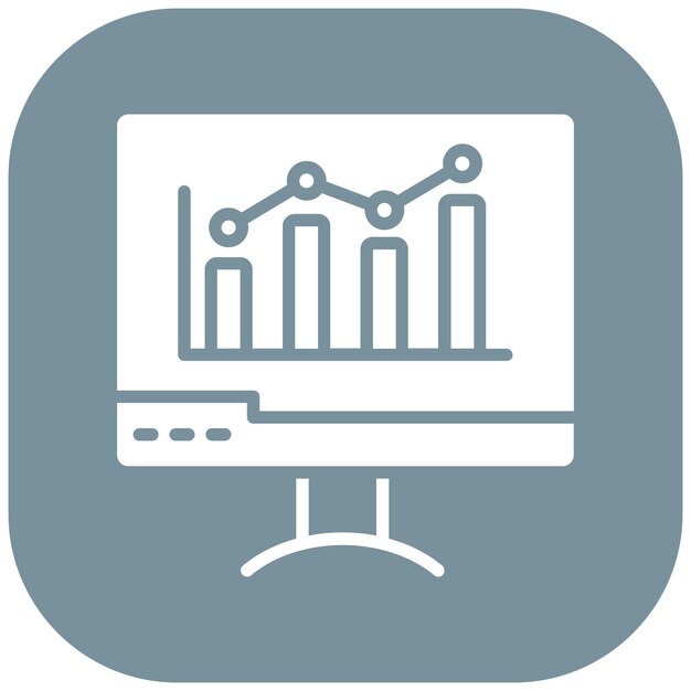 Monitoring Analytics Vector Illustratie Stijl