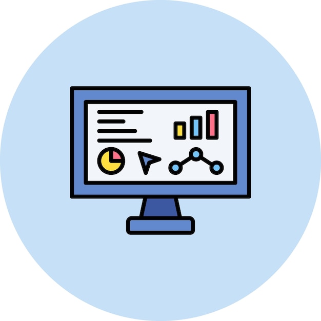 Monitoring icon vector image Can be used for SEO and SEM