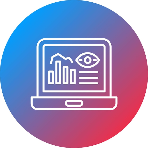 Monitoring Software icon vector image Can be used for Productivity