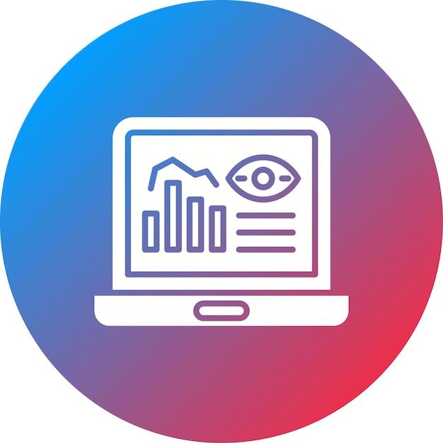 Monitoring Software icoon vector afbeelding Kan worden gebruikt voor Productiviteit