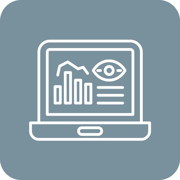 Monitoring Software icoon vector afbeelding Kan worden gebruikt voor Productiviteit