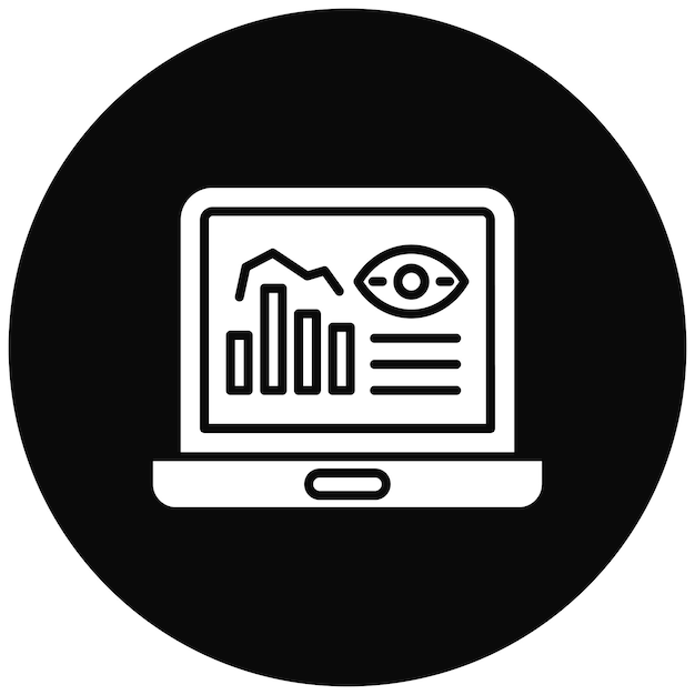 Monitoring Software icoon vector afbeelding Kan worden gebruikt voor Productiviteit