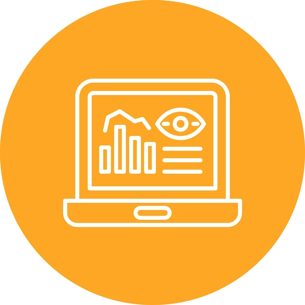 Monitoring Software icoon vector afbeelding Kan worden gebruikt voor Productiviteit