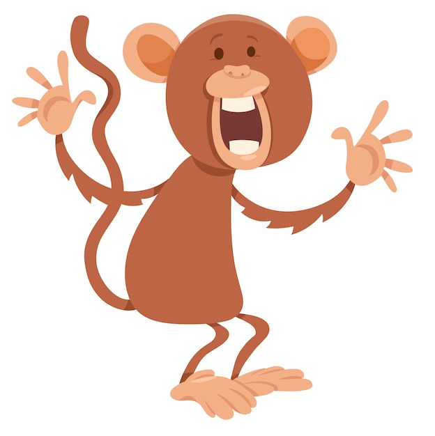 Monkey cartoon character