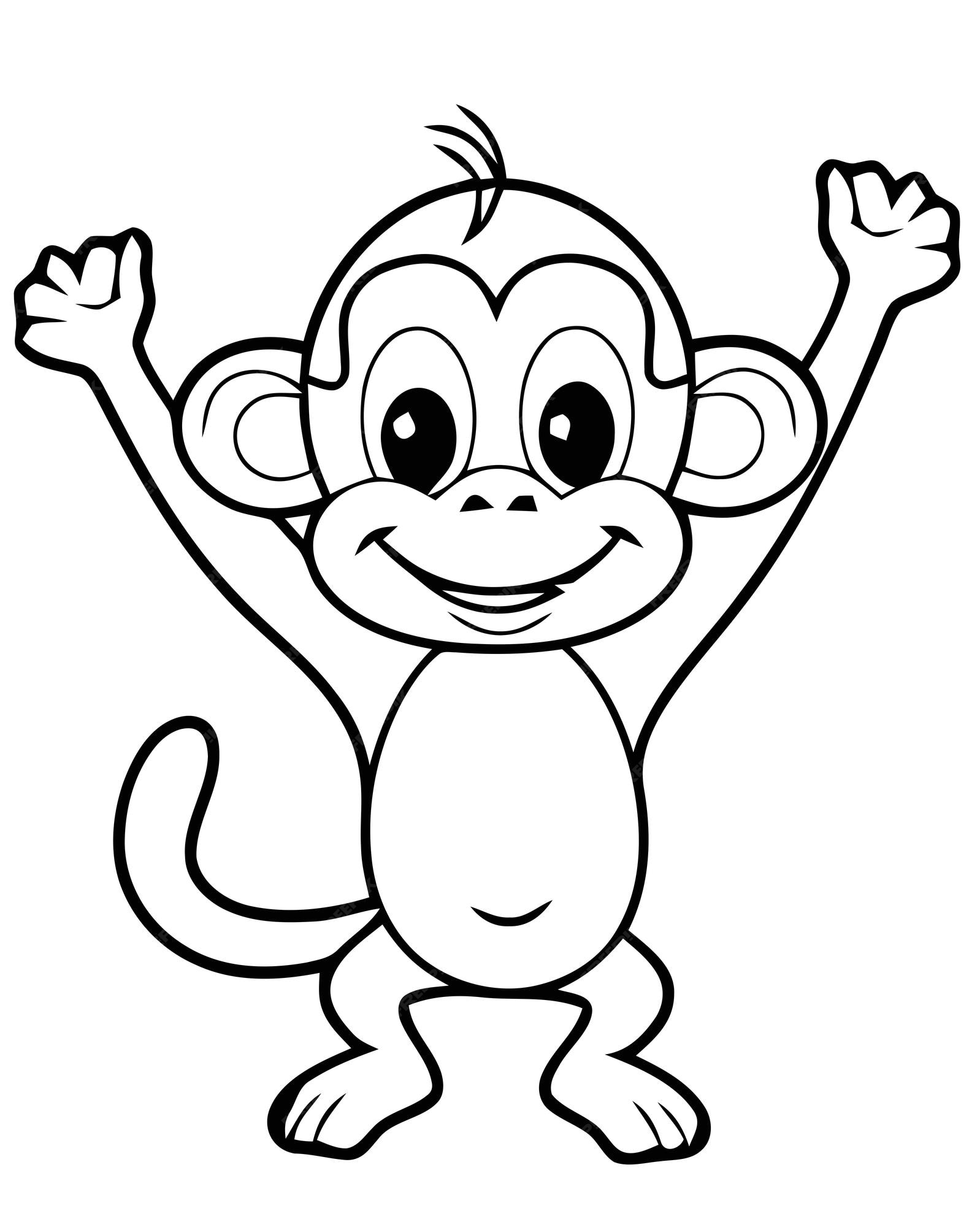 COMO DESENHAR UM MACACO - HOW TO DRAW A MONKEY 