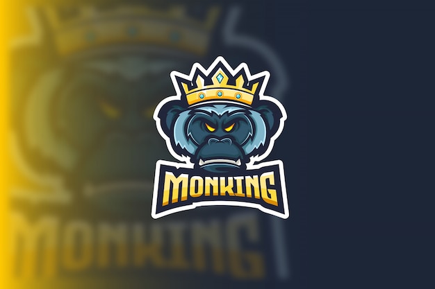 Логотип monkey king esport