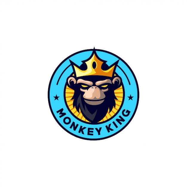 Monkey king logo design