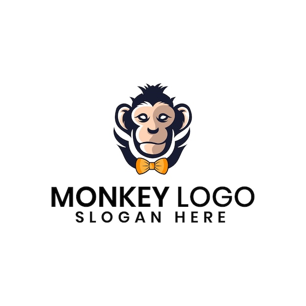 Monkey logo design template