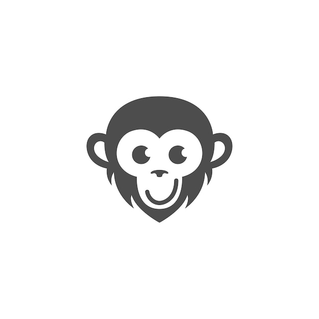 Monkey logo icon illustration