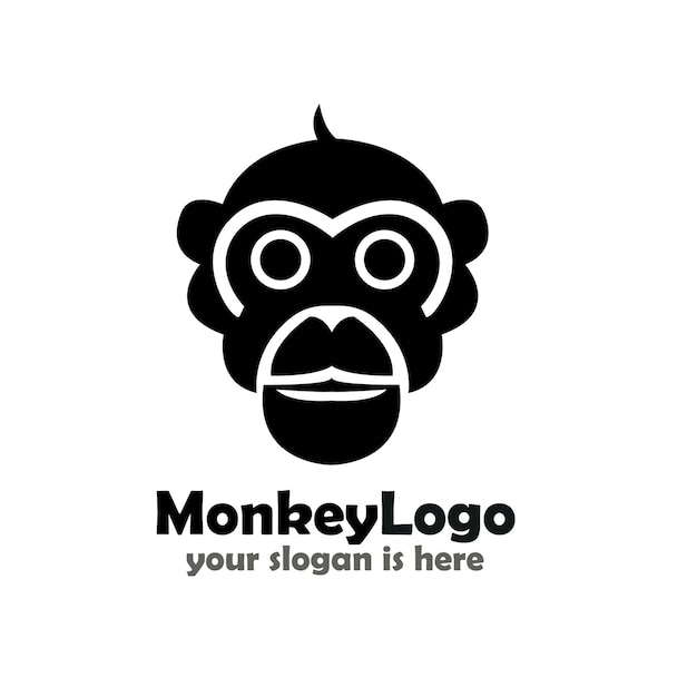 Vector monkey logo tamplate