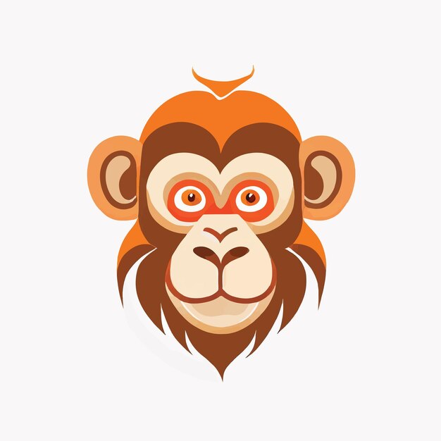 Monkey logo on a white background