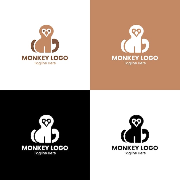 Vector monkey logo