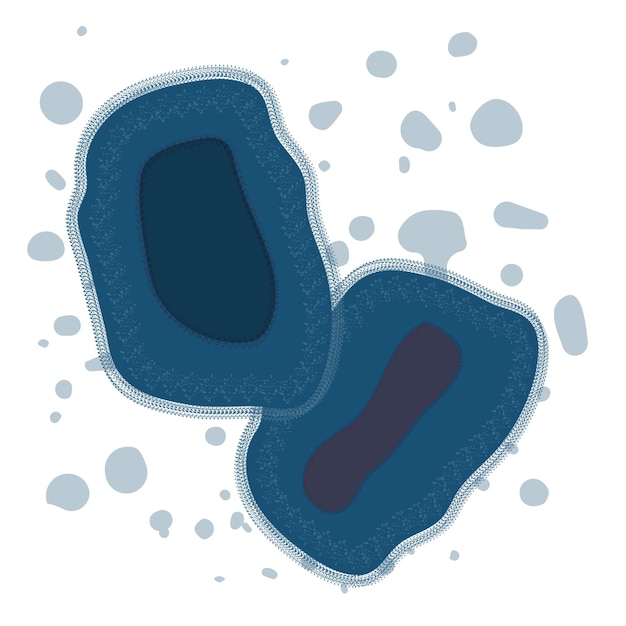 Vector monkey pox virus infection bacteria icon