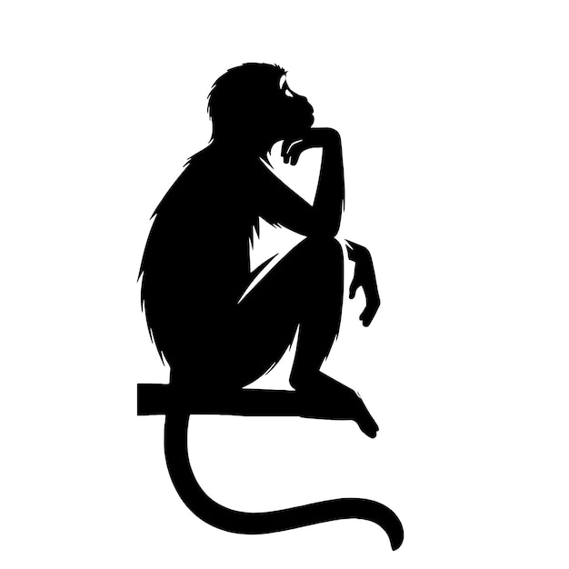 Vector monkey svg