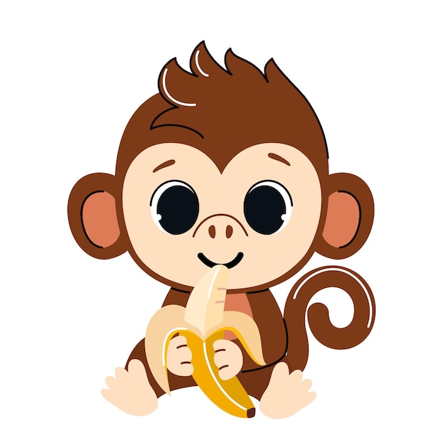 Monkey vector illustration