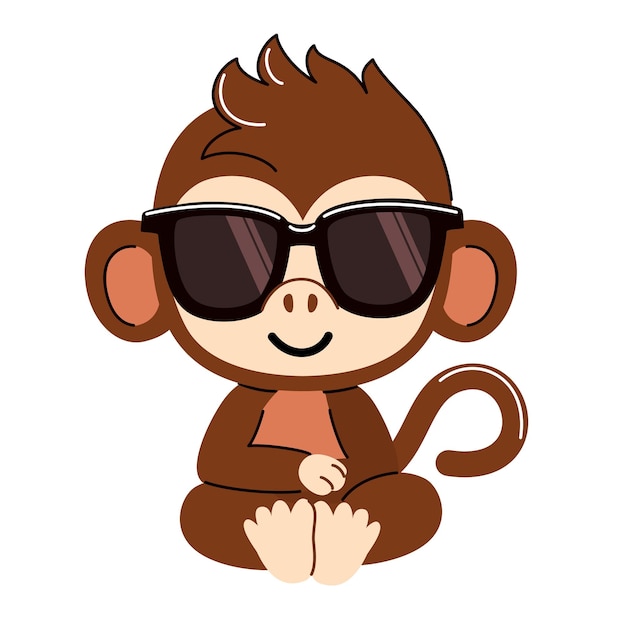 Monkey vector illustration