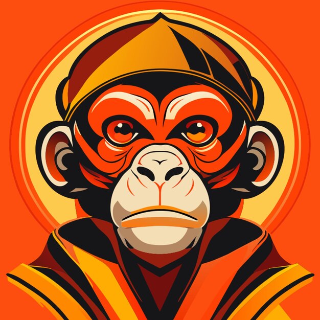 Monkey vector illustration