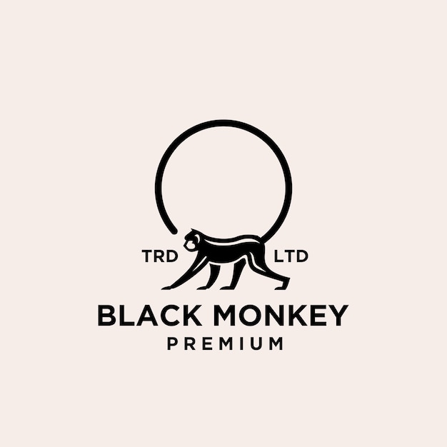 Monkey vintage premium logo