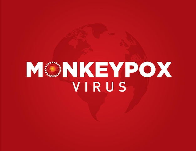 Monkeypox virus concept vector illustration banner for awareness and alert against disease spread