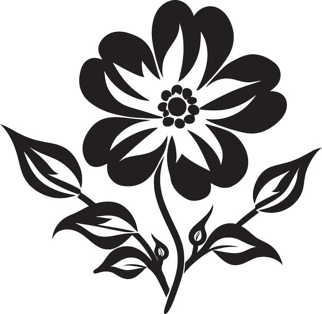 Vector monochromatic marvels dark vector floral enigmasdarkened dimensions artistic floral vector dimension