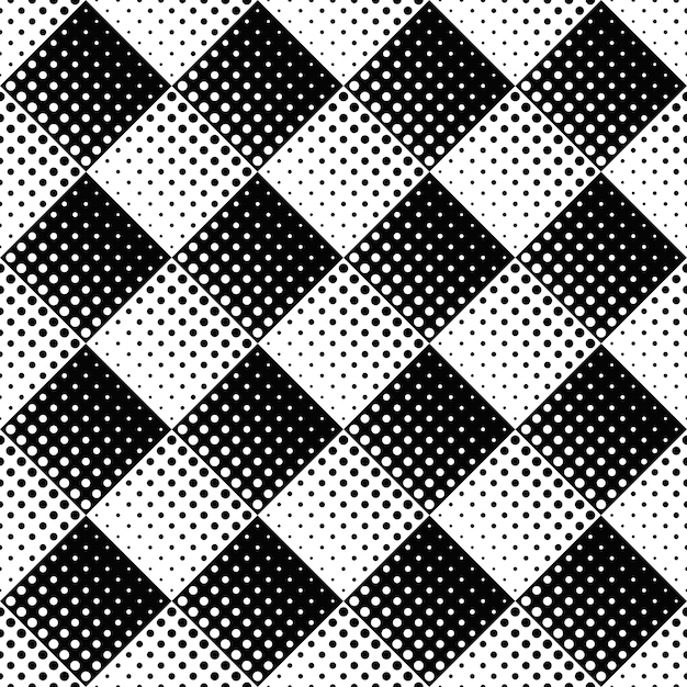 Monochrome abstract circle pattern background black and white vector design