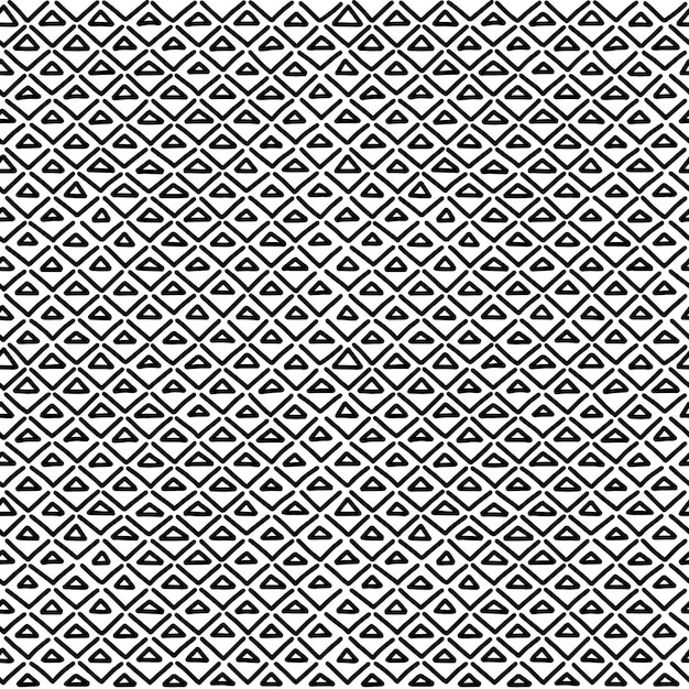 Vector monochrome abstract seamless pattern vector illustration can be used for fabrics textile web inv