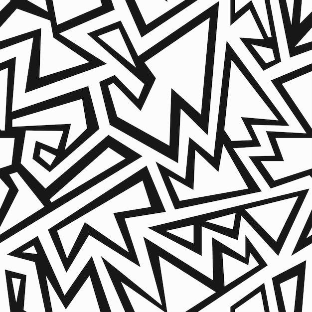 Monochrome ancient seamless pattern