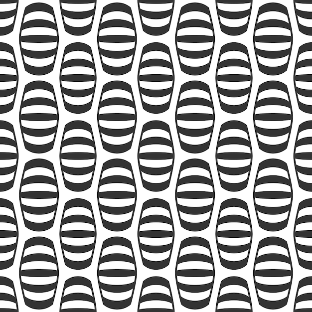 Monochrome bohemian seamless pattern background