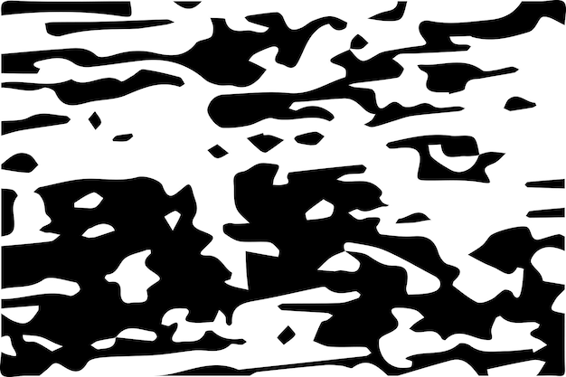 Vector monochrome distressed grungy background in black and white texture with dark spots and scratches