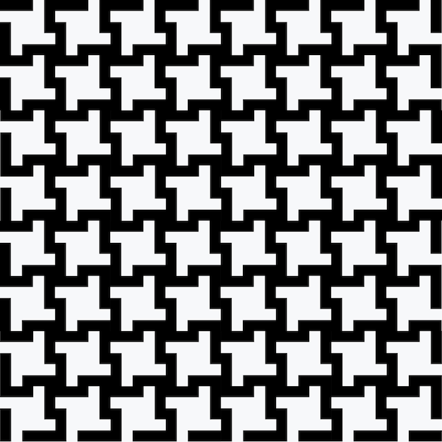 Monochrome Elegance geometric Harmony Black and White Illusion