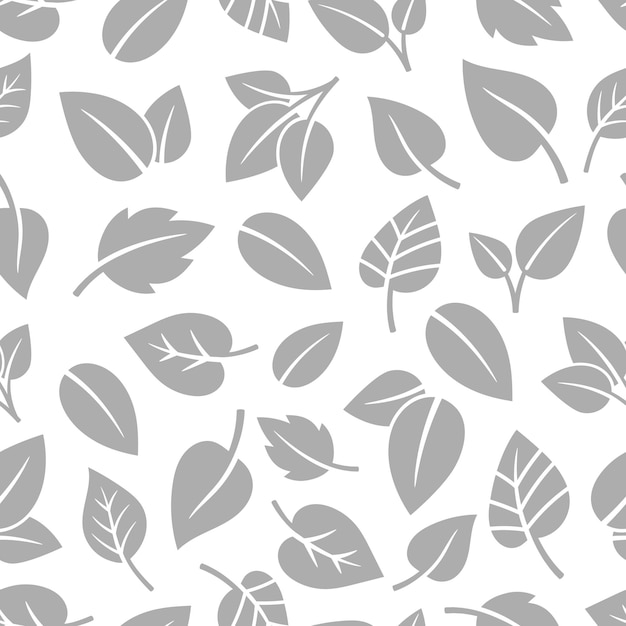 Monochrome foliage pattern.