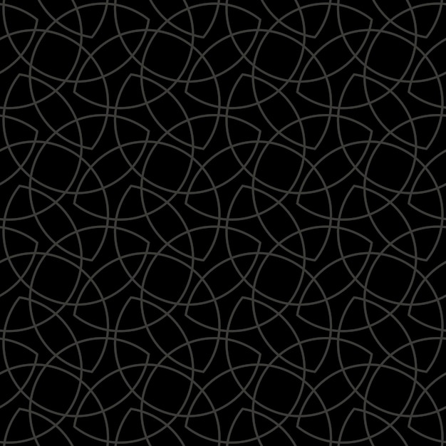 Monochrome geometric pattern in black a