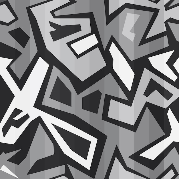 Monochrome graffiti seamless