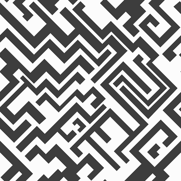 Monochrome seamless pattern