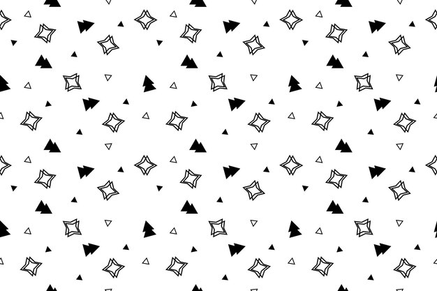 Monochrome Seamless Pattern