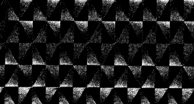 Monochrome texture composed of irregular graphic elements. Distressed uneven grunge background.