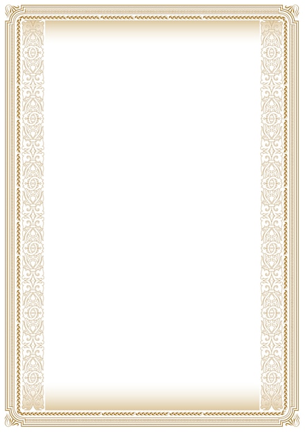 Monochrome vintage frame border