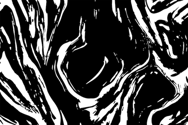 monochrome zwarte verf grungy ruwe textuur op witte achtergrond