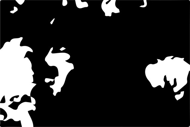 Monochroom Grunge Achtergrond Abstract zwart-wit patroon met gekraste lijnen Vlekken en klodders