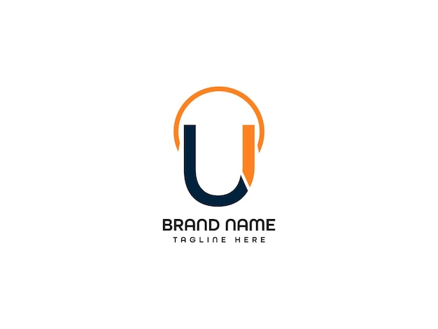 monogram business letter logo design