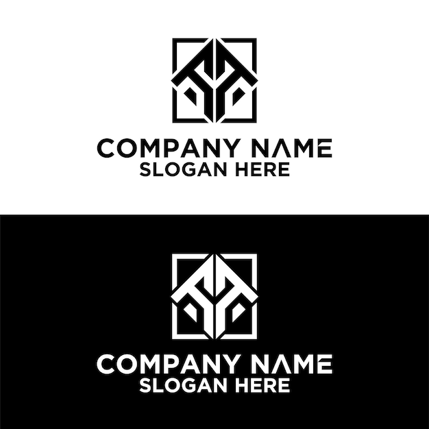 Vector monogram collectie brief logo ontwerp premium